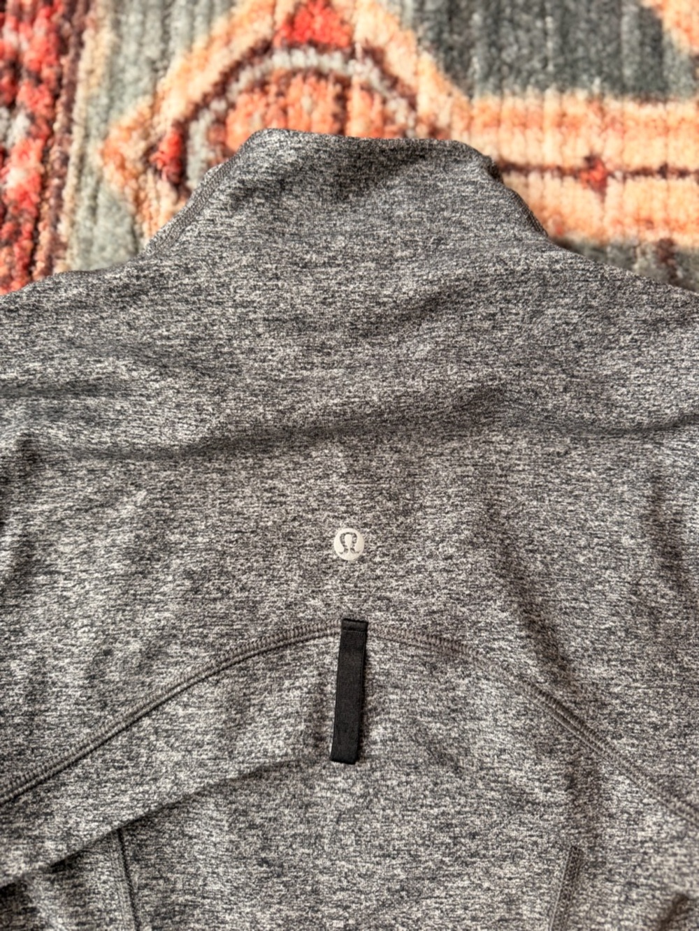 lululemon athletica Gray Heather Full-Zip Jacket